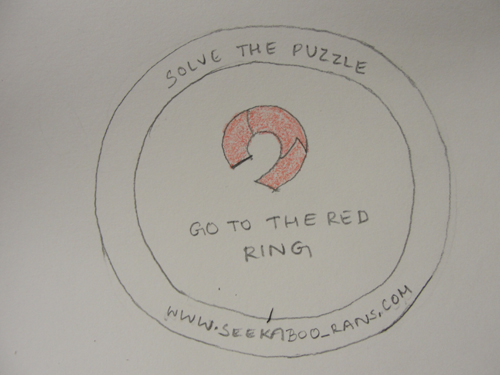 A sketch of one of the devices indicating an instruction for the player